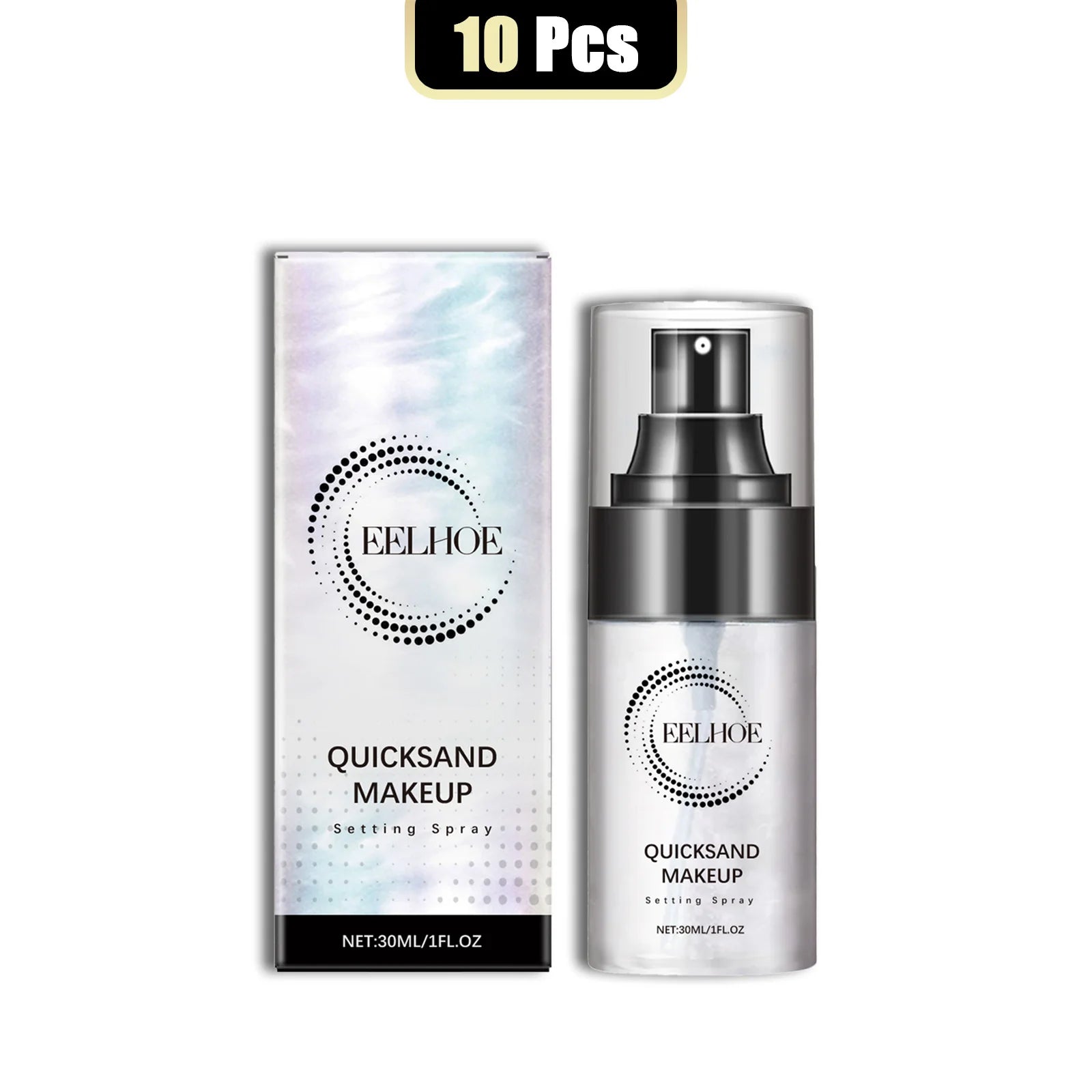 EELHOE 30ml Makeup Setting Spray Lasting Moisturizing Anti-dryness Quick Fixer Natural Finish Refresh Make up Lock for All Skin