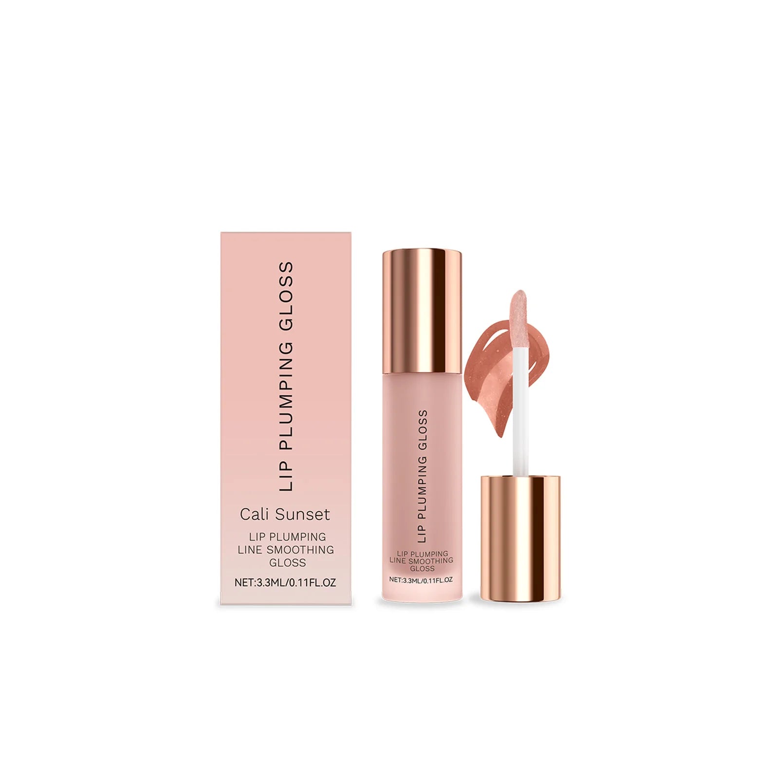 Hydrating High Shine Plumping Lip Gloss - Crystal Oil Clear Moisturizing Non-Sticky Liquid Lipstick for Long-Lasting Lip Care
