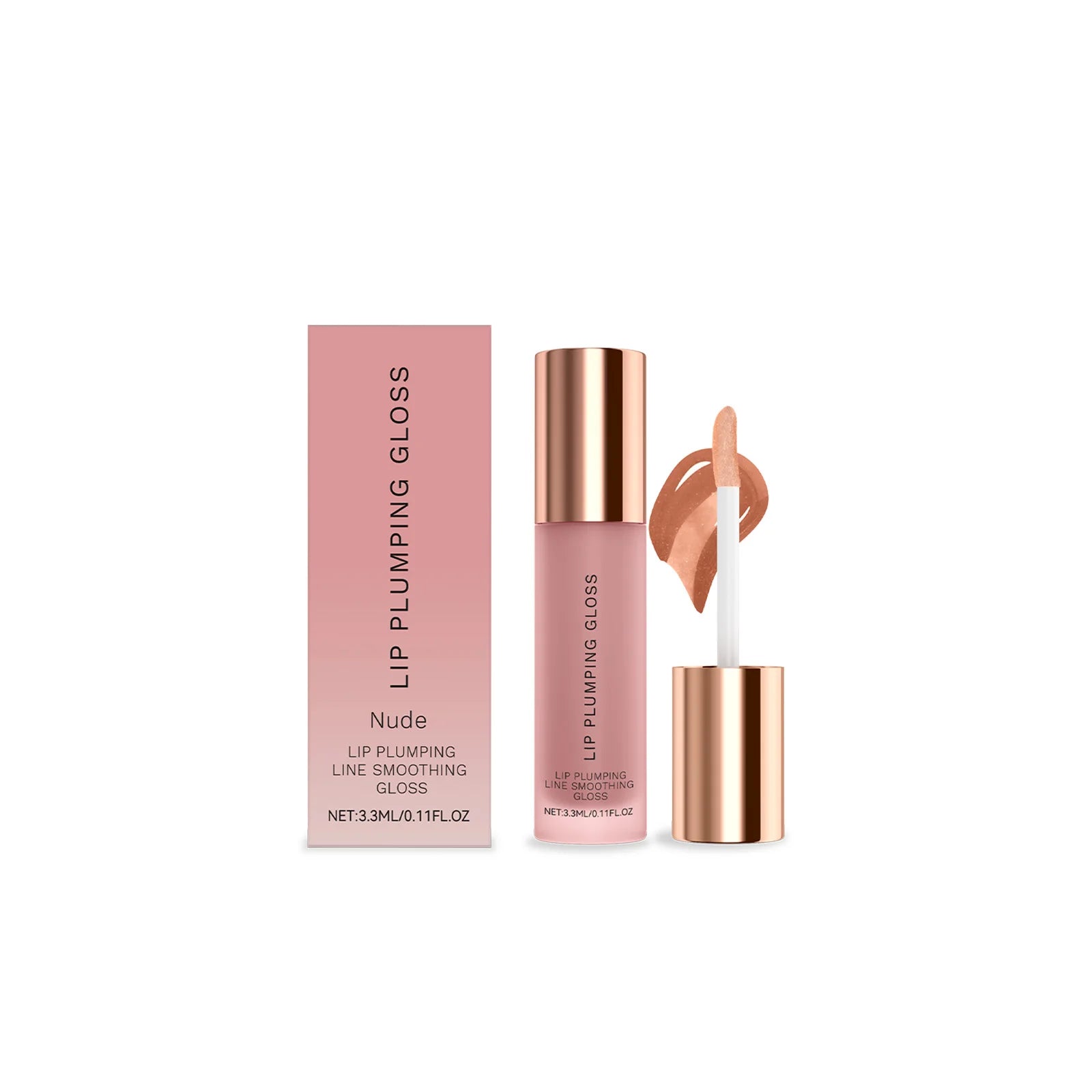 Hydrating High Shine Plumping Lip Gloss - Crystal Oil Clear Moisturizing Non-Sticky Liquid Lipstick for Long-Lasting Lip Care