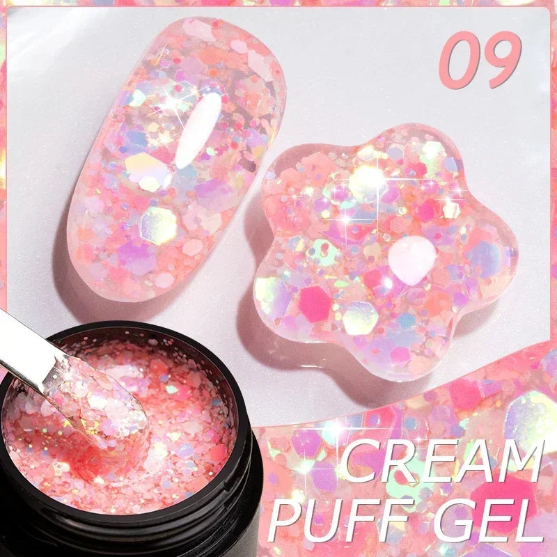PUENTE 15ML Vitamin E Base Coat Gel Nail Polish For Soft Thin Breaking Nails Strengthen Soak Off UV Gel Varnish For Nail Care