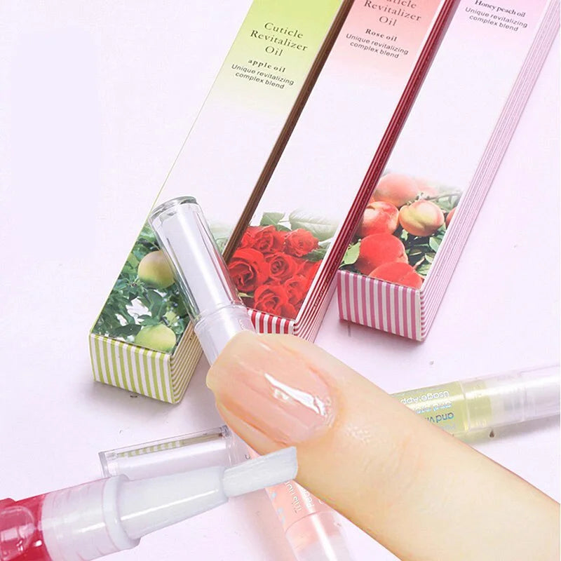 5ml Nail Nutrition Oil Pen Nail Treatment Pen 9 Smell Cuticle Revitalizer Oil Prevent Agnail Nail Gel Polish Nourish Skin pen