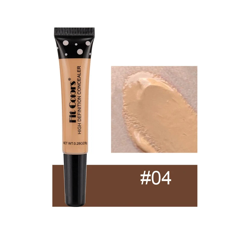 Nude Makeup Facial Foundation Waterproof Cover Blemish Base Fluid Concealer Oil Control Lasting Brighten Skin BB Cream Cosmetics