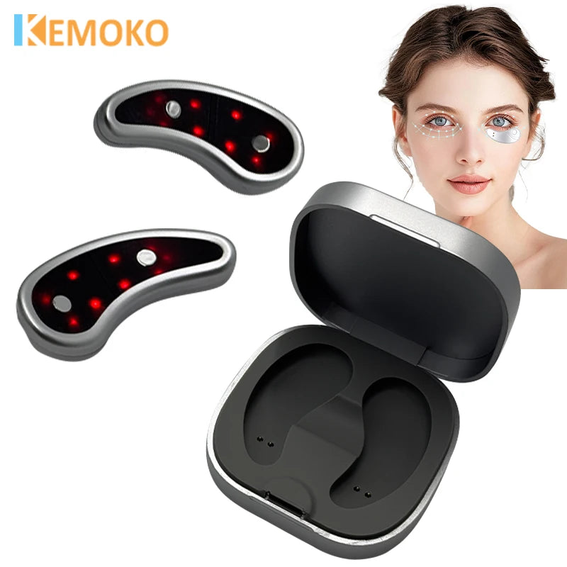 EMS Pulse Eye Massager Microcurrent Relief Relieve Fatigue Massage To Reduce Dark Circles Lines Swelling Anti-Wrinkle Skin Care