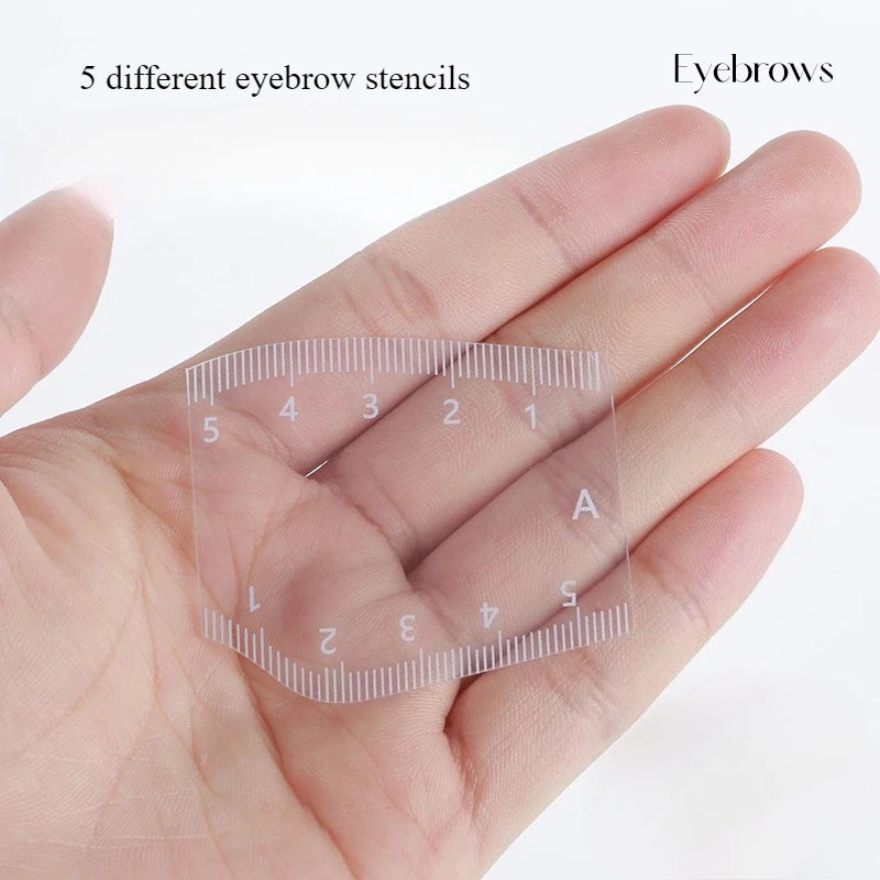5pcs Eyebrow Shaping Stencil Set, Magic Tool for Eyebrow Design and Tattooing, Eyebrow Shaping Stencil,Eyebrow Shaping Stencil