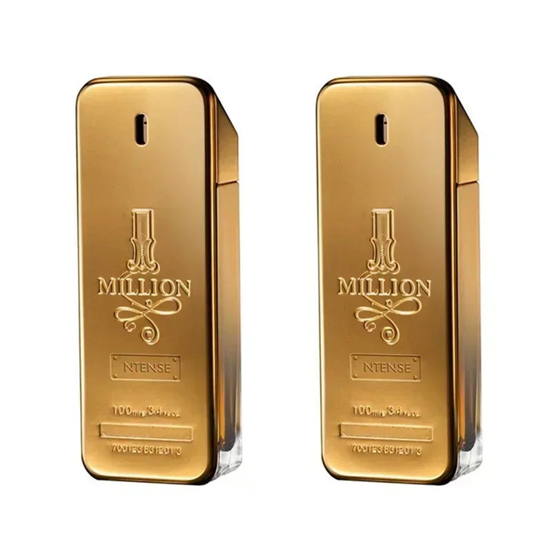 Perfume Men's Woody Perfume Golden Million Gold Brick Extrait - Men's Long-Lasting 100ml Perfume Pray Fragrance Cologne