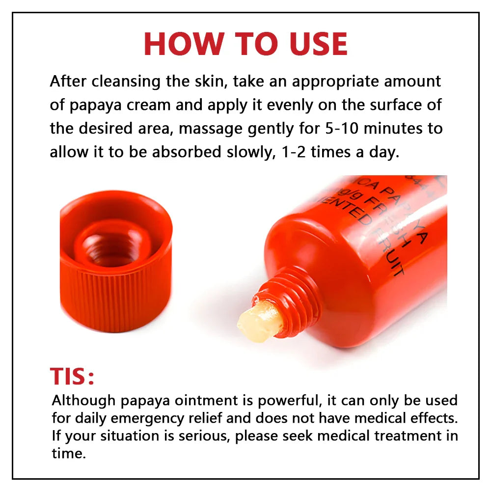 Papaw Ointment Balm Lipstick Moisturizing Anti Drying Multifunctional Hydrating Universal Cream Lip Balm Oil 25g Lucas Face Care