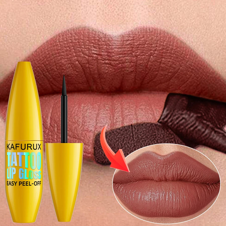 7 Colors Long Lasting Lip Inks Korean Matte Lip Tint Peel Off for Lips Stick Pink Red Makrup for Women Cosmetic Gifts Lip Stain