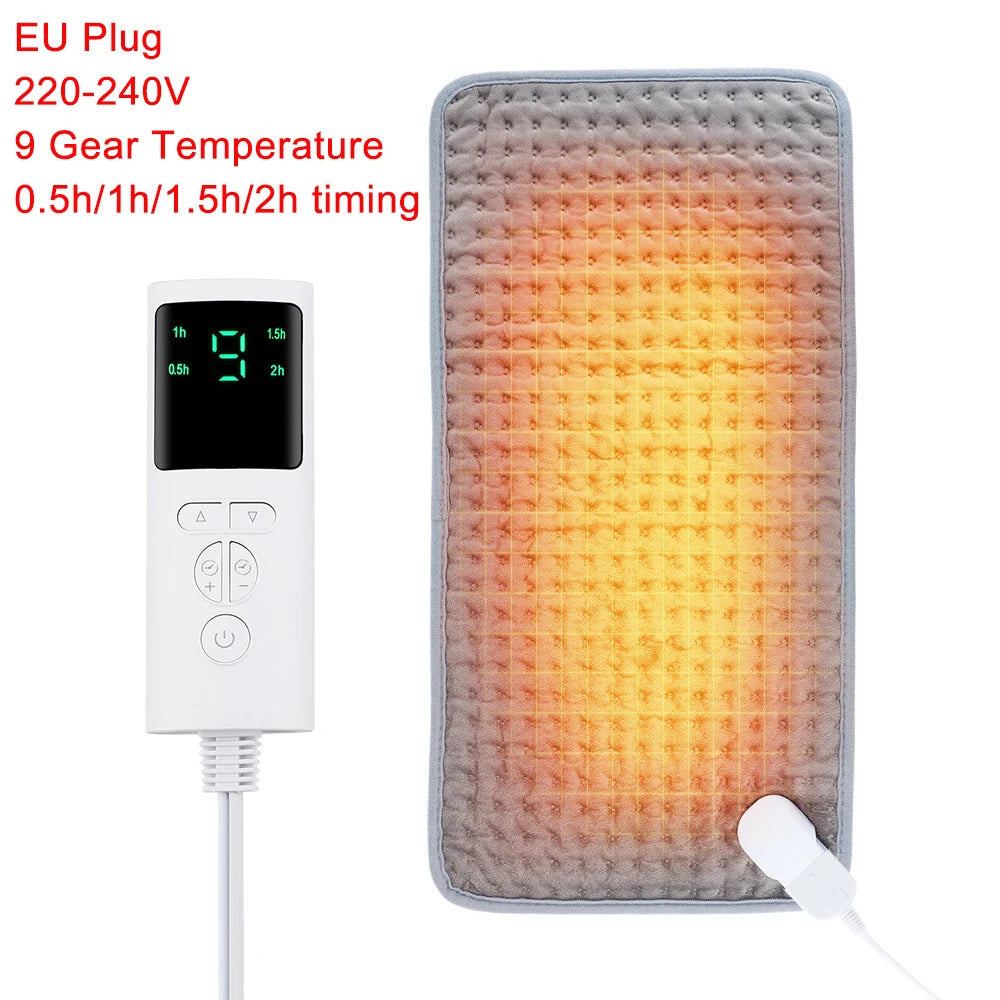 Electric Heating Pad EU/UK/US Plug Physiotherapy Heating Blanket for Abdomen Waist Back Pain Relief Winter Foot Hand Warmer