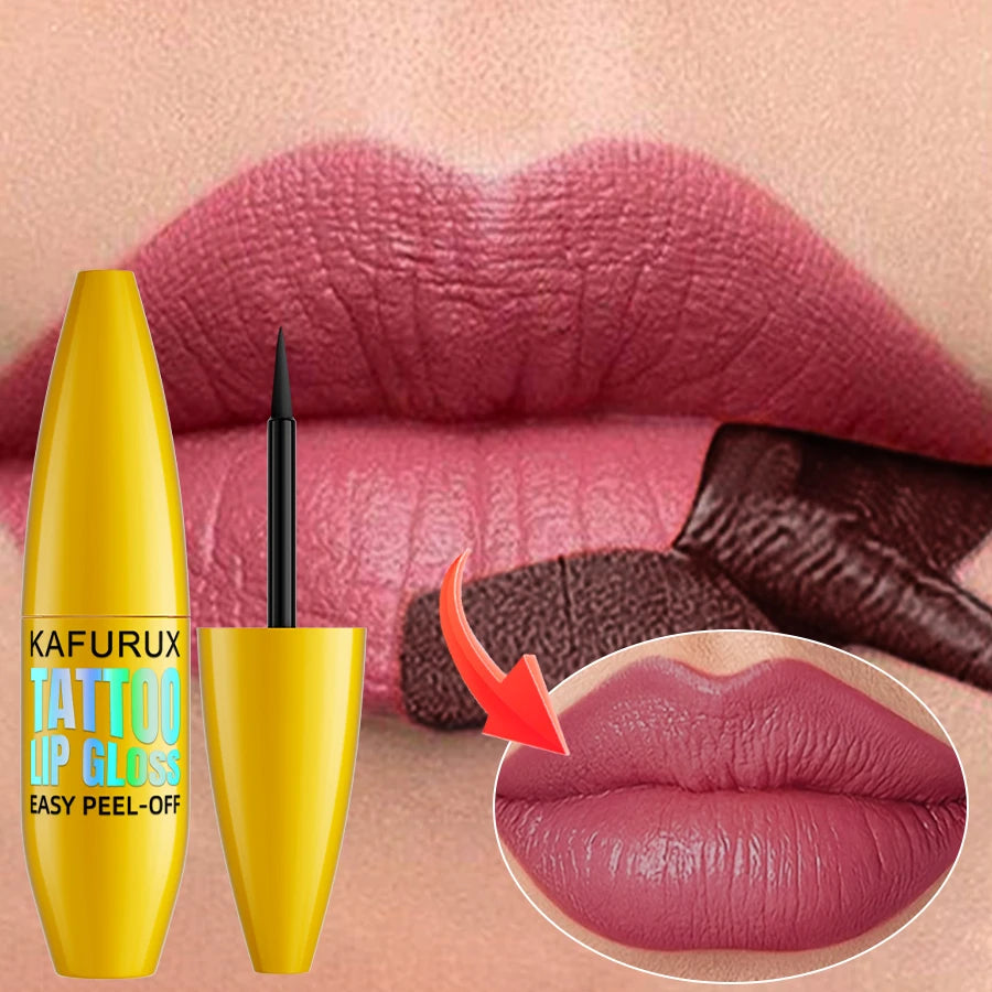 7 Colors Long Lasting Lip Inks Korean Matte Lip Tint Peel Off for Lips Stick Pink Red Makrup for Women Cosmetic Gifts Lip Stain