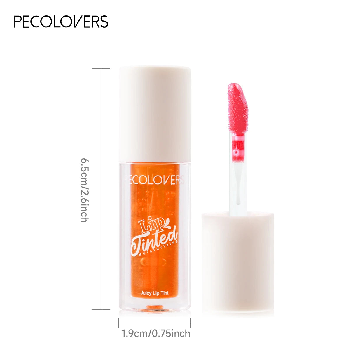 1PC Fruit Juice Lip Tint Non-stick Cup Liquid Lipstick and Blush 2 in1 Waterproof Smudge Proof Long Lasting Water Lip Stain