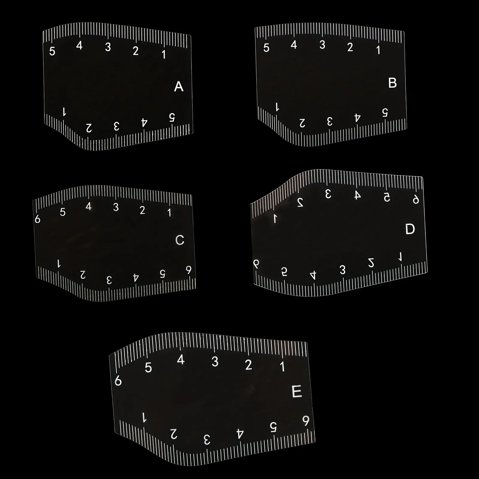 5pcs Eyebrow Shaping Stencil Set, Magic Tool for Eyebrow Design and Tattooing, Eyebrow Shaping Stencil,Eyebrow Shaping Stencil