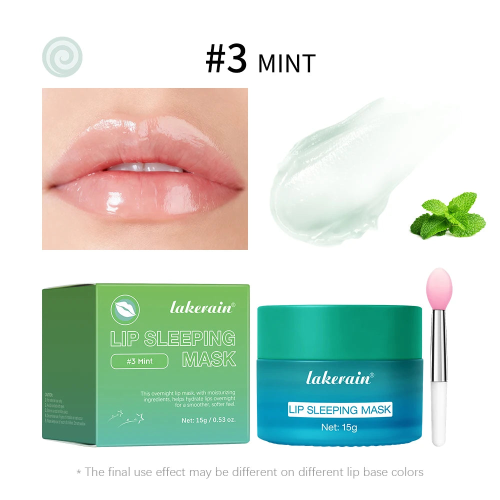 Dual-Color Lip Balm Reduce Fine Lines Nourishing And Hydrating Dry Cracked Lip Skin Care Vitamin C Blueberry Lip Mask Overnight