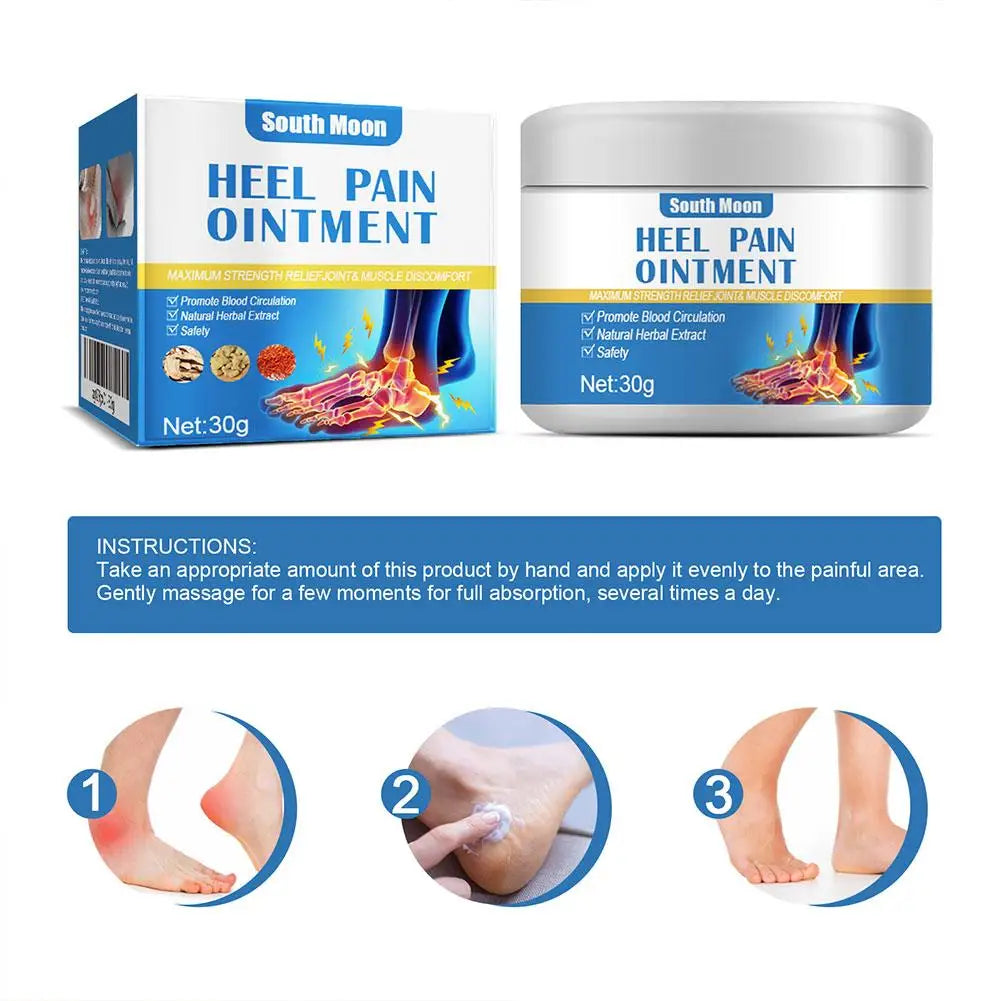 10/5/3/2/1pcs Heel Pain Ointment Natural Herbal Therapy Relief Achilles Tendonitis Heel Pain Cream Ankle Sprain Bone Ache Cream