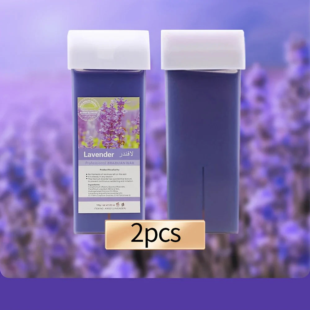 Viilife Roll on Wax Refill Painless Wax Roll On For Hair Removal Depilatory Wax Warmer Cartridge For Aloe Wax Body Hair Removal