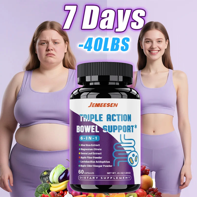 Dietary Supplements with Psylium Husk Powder,Magnesium,Apple Cider Vinegar Powder,Promote gastrointestinal health