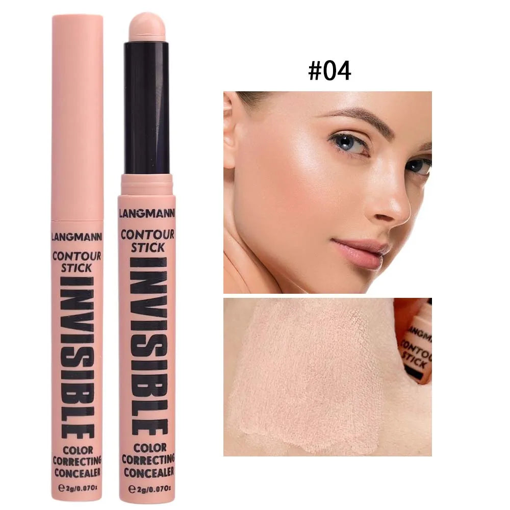 6 Colors Concealer Stick Face Primer Base Makeup Covering Facial Blemishes Contour Cosmetics Red Green Concealer Cream Stick
