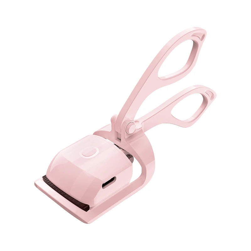 NATUHANA Eyelash Curler Portable Electric Heated Comb Perm Long Lasting Eyelashes Curls Thermal Eyelash Curler Makeup Tools