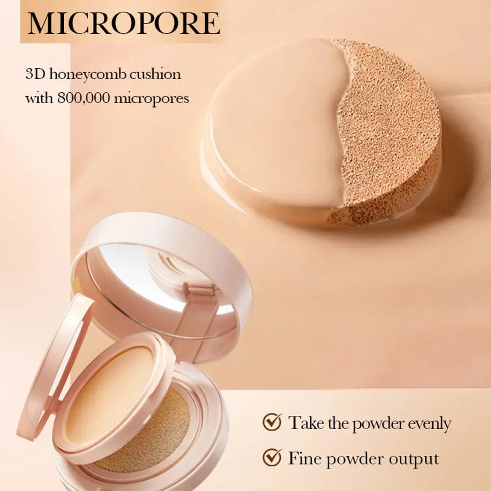 2-In-1 Matte Silky Moisturizing Foundation 24h Long Lasting Oil-control Air Cushion BB Cream Cushion Foundation