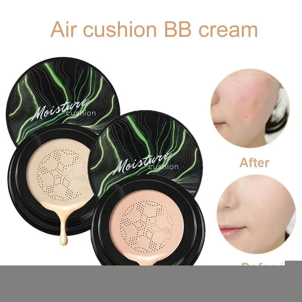Mushroom Head Air Cushion CC Cream Natural Moisturizing Foundation Concealer Whitening Oil-control Makeup Cosmetics BB Cream