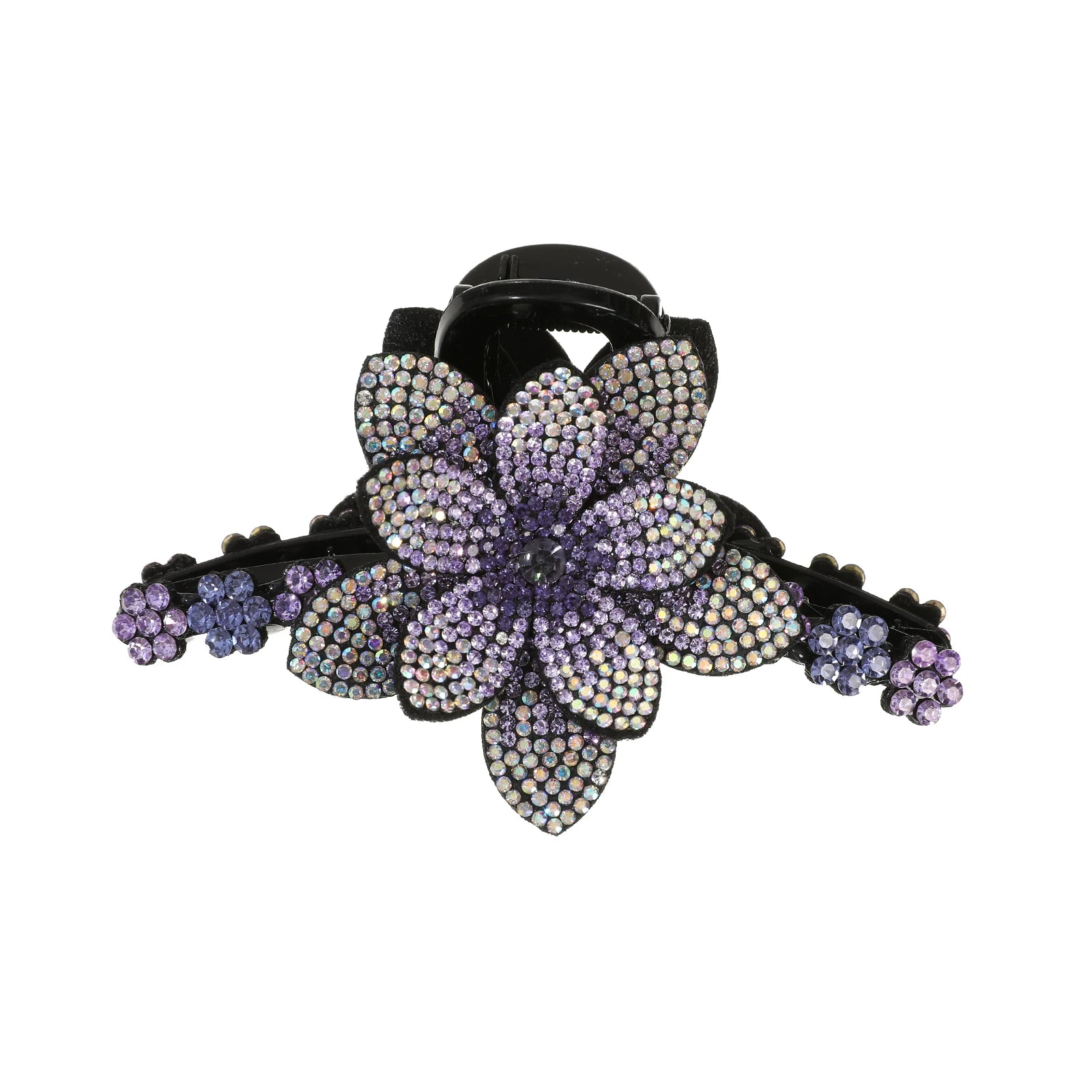 AWAYTR New Flower Hair Claws Clips Hairpins For Girls Women Fashion Rhinestone Hairgrip Barrettes Hair Crab Hair Accessories