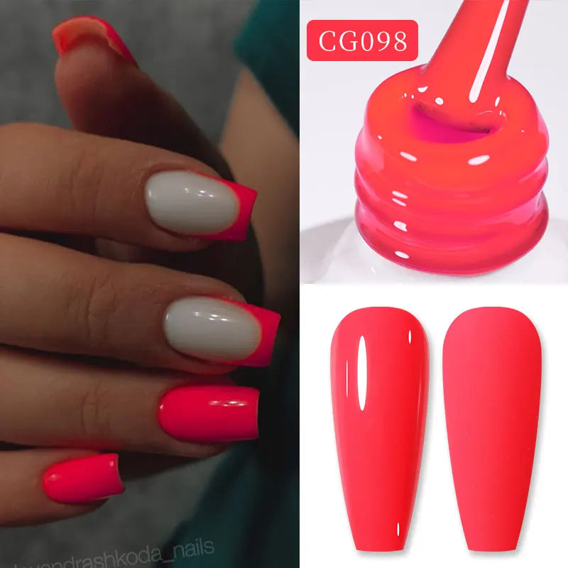 BORN PRETTY Black White Colors Gel Nail Polish 10ml Soak Off UV LED Gel Nail Art DIY Design Semi Permanent Varnishes Manciure