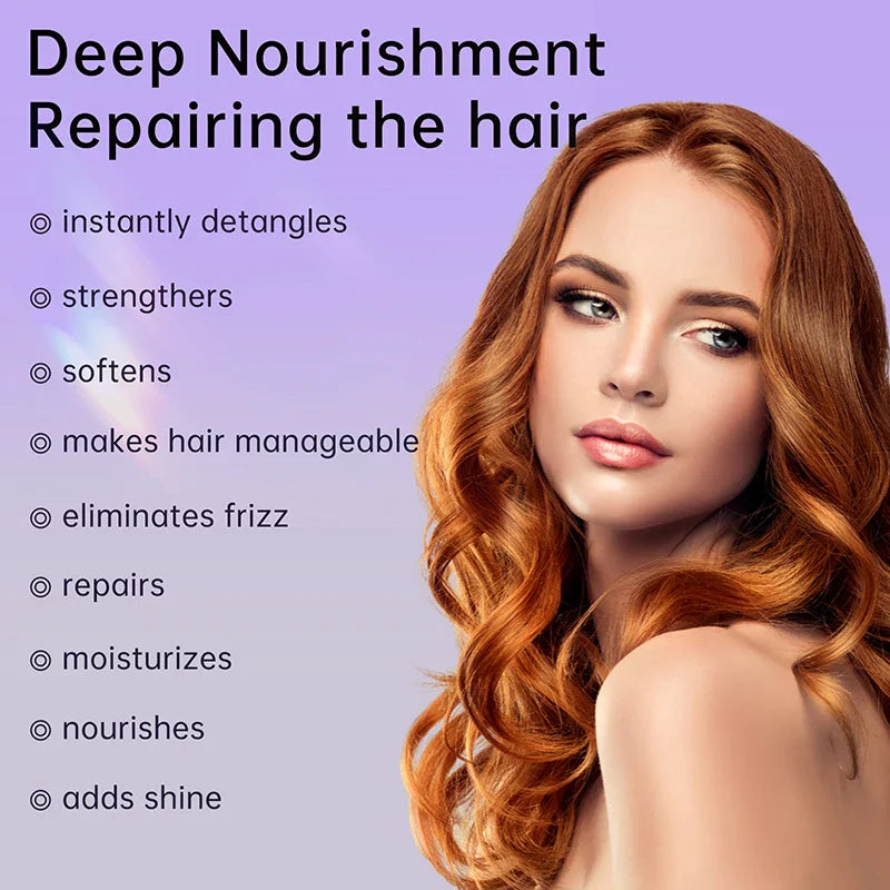 PURC Smoothing Leave-In Hair Conditioner Spray Coconut Oil Frizz Removal After-Shampoo Hair Treatment Hair Care