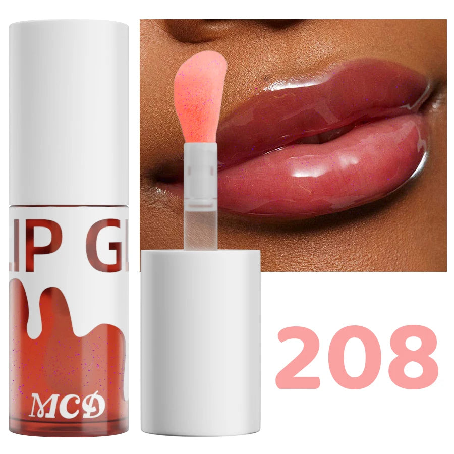 Glitter shimmer Sexy Lip Oil Hydrating Plumping Lip Coat For Lipstick Lipgloss Tinted Lip Plumper Serum Lips Glow Oil Treatment