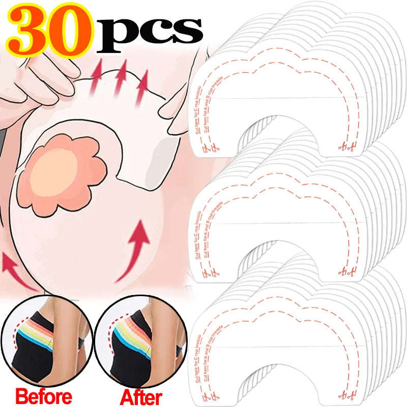 Breast Clear Lift Tape Nipple Cover Invisible Enhancer Push Up Bra Chest Adhesive Accessories Seamless Stickers Women Lingerie