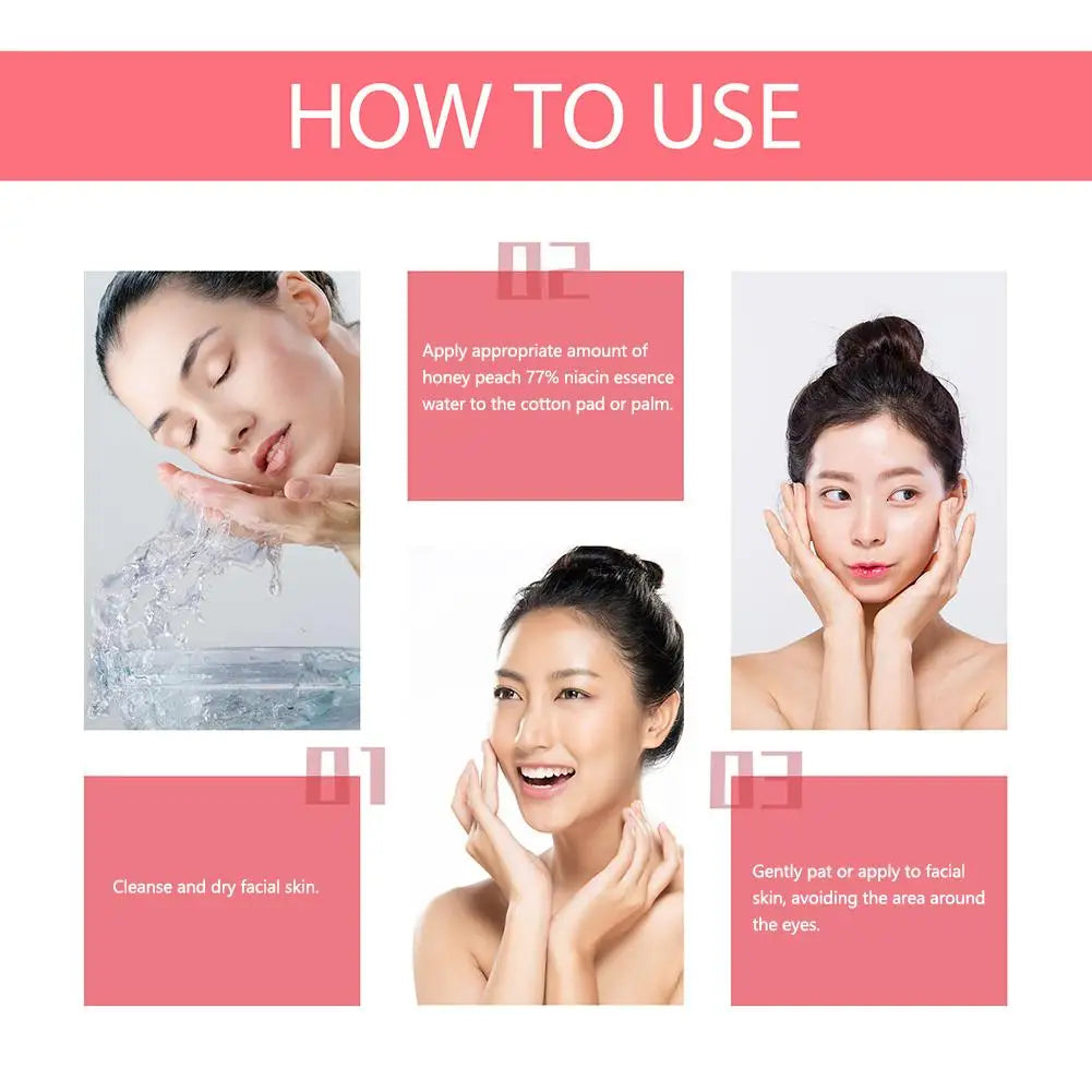 Anua Peach 77% Niacinamide Toner Brightening Skin Tone Anti-aging Essence Moisturizing Calming Sensitive Skin Essence Skin Care