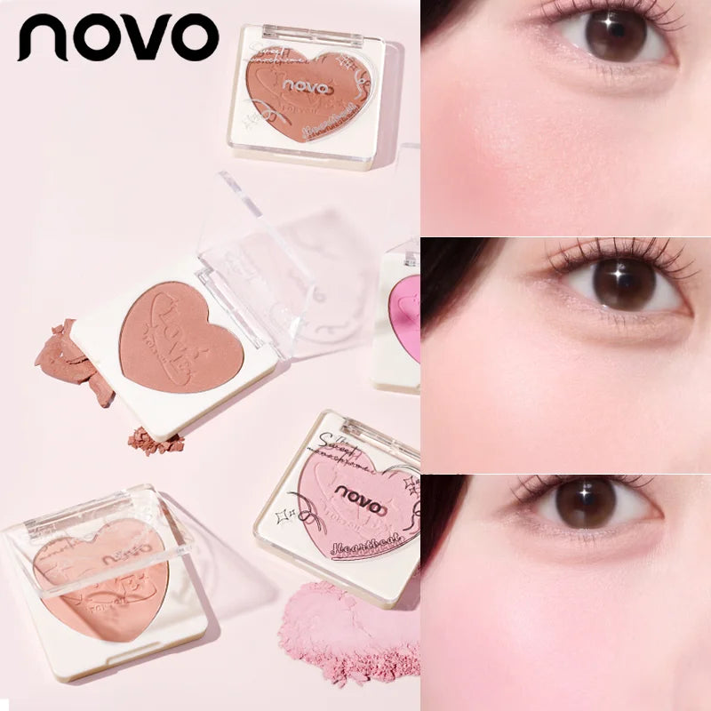 Cheek blush, mixed colors, powder blush, contouring and highlighting the face, sparkling or matte, lightweight, smooth