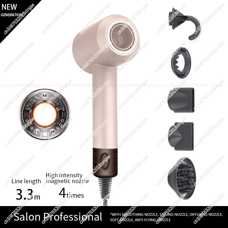 Leafless Hair Dryer Negative Ion hair care Professinal Quick Dry 220V Home Powerful Hairdryer Constant Anion Electric Hair Dryer