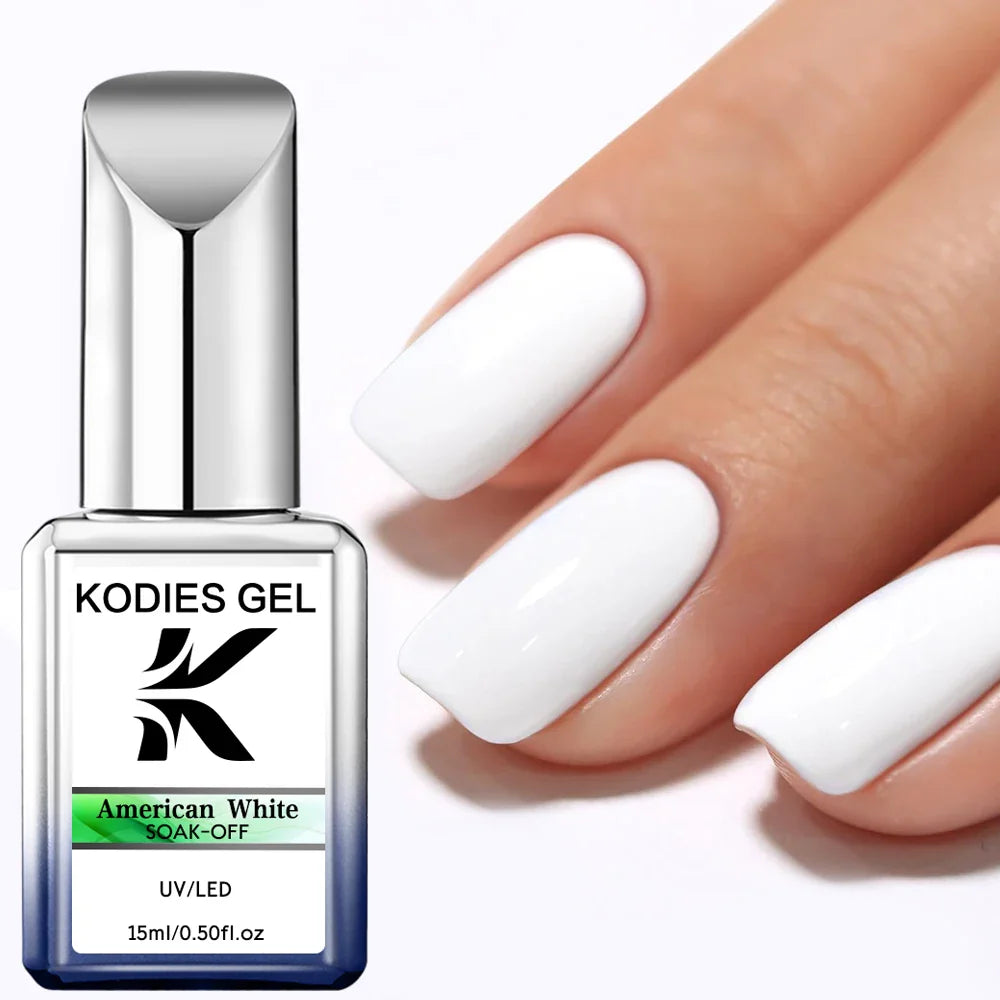 KODIES GEL Bio Keratin Rubber Base Coat UV Gel Nail Polish Vitamin Formula Repair Nail 15ml Semi Permanent Manicure Strengthener