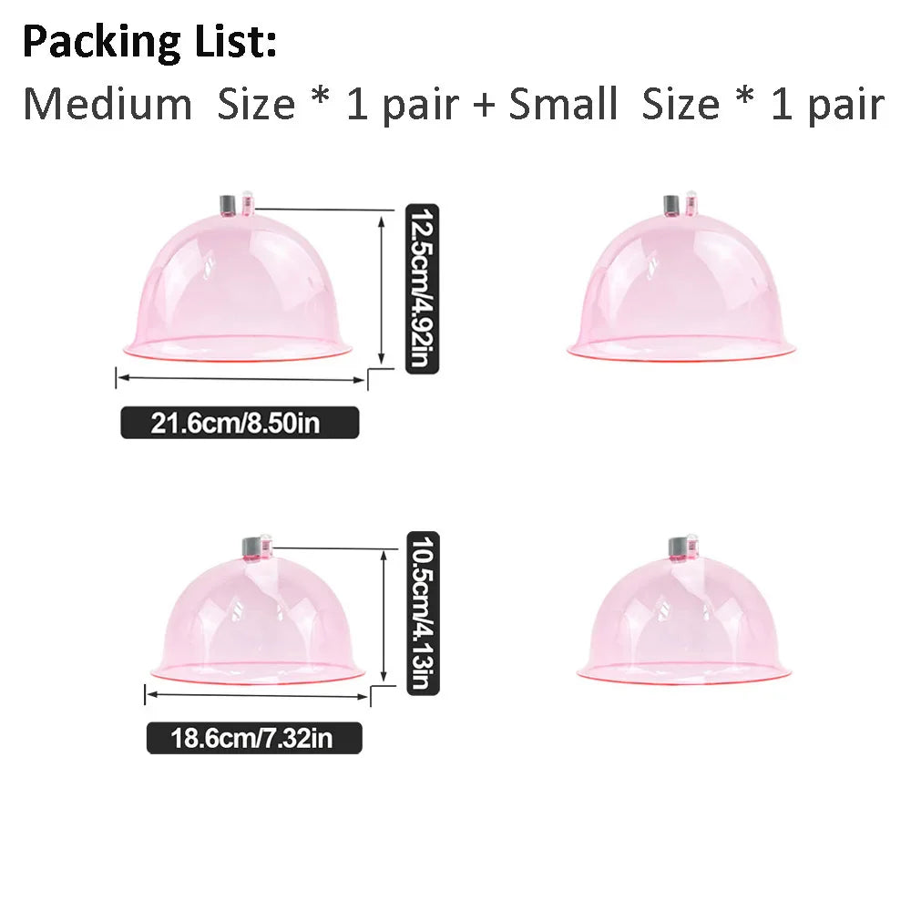 Suction Buttocks Lifting Cups Vacuum Butt Lift Improve Flat Sagging Buttocks Hip Plumping Jar