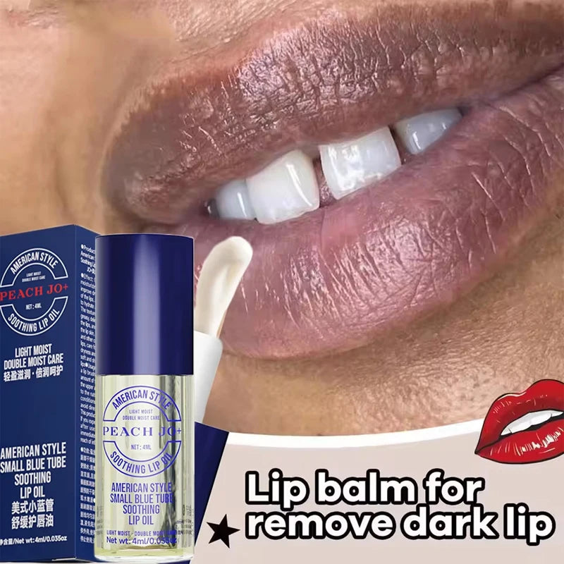Fast Remove Dark Lip Balm Serum Fade Lip Line Dead Skin Lighten Melanin Lip Mask Exfoliating Moisturizing Repair Lip Care Makeup