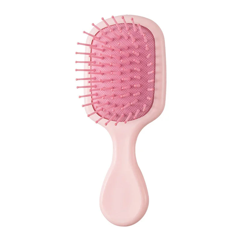 1pcs mini portable massage cute cartoon air cushion anti screw hair brush comb hair styling tool Special for real hair wigs