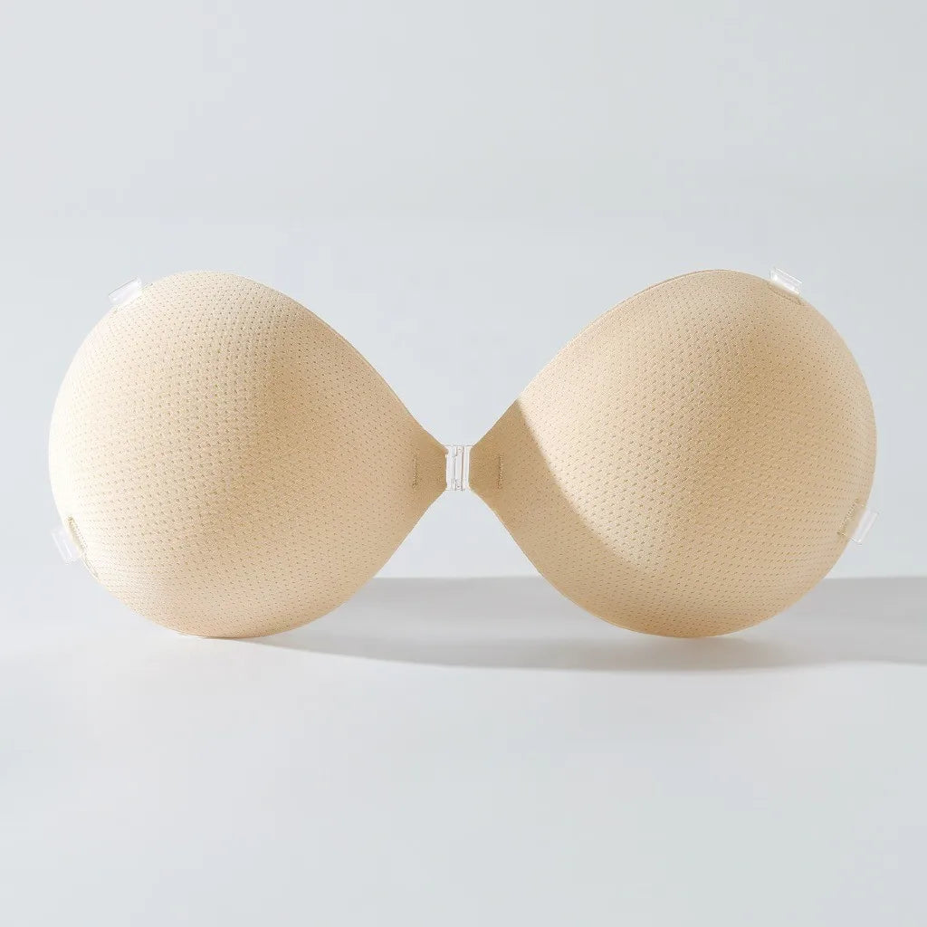 Strapless Bra for Women 5CM Reusable Nipple Tape Breathable Breast Stickers for Small Breasts Push Up Bra