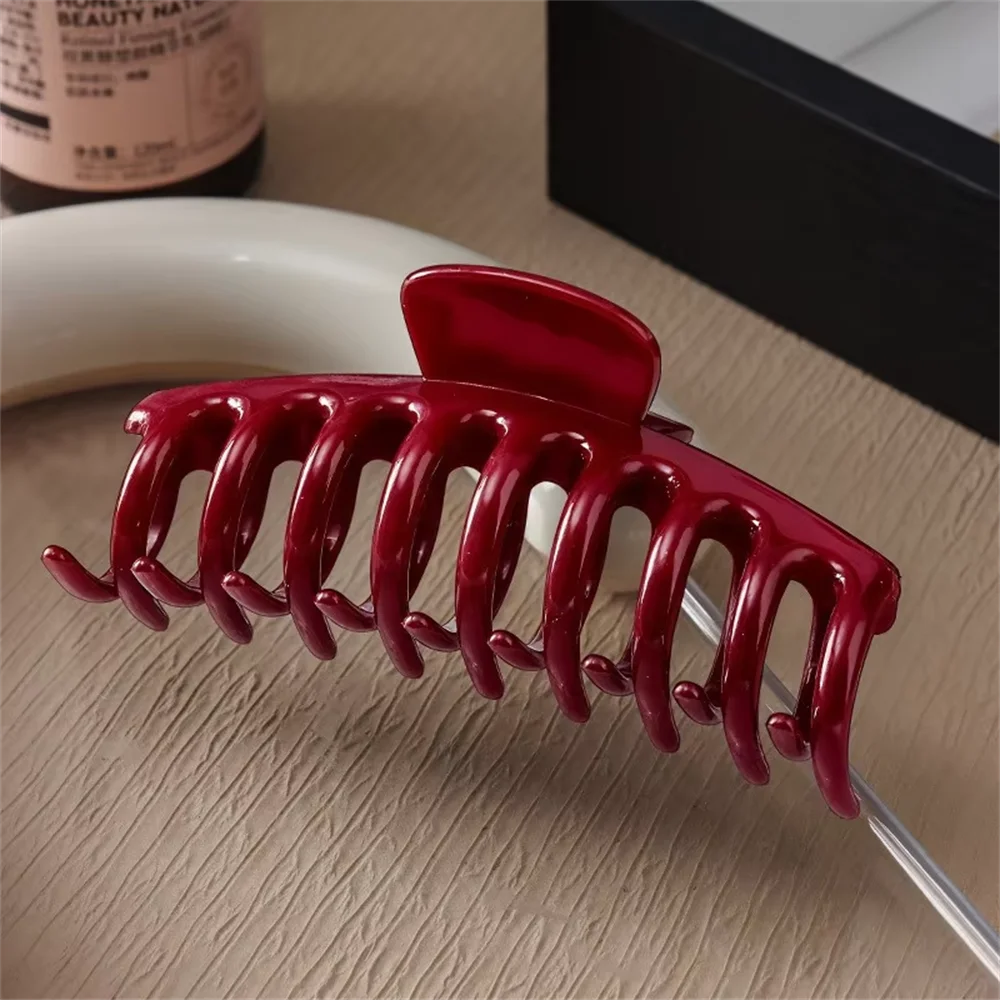 New Silicone Material Hair Claw Clip Crab Barrette Girls Ponytail Hair Claws Bath Clip Fashion Hair Accessories Headwear