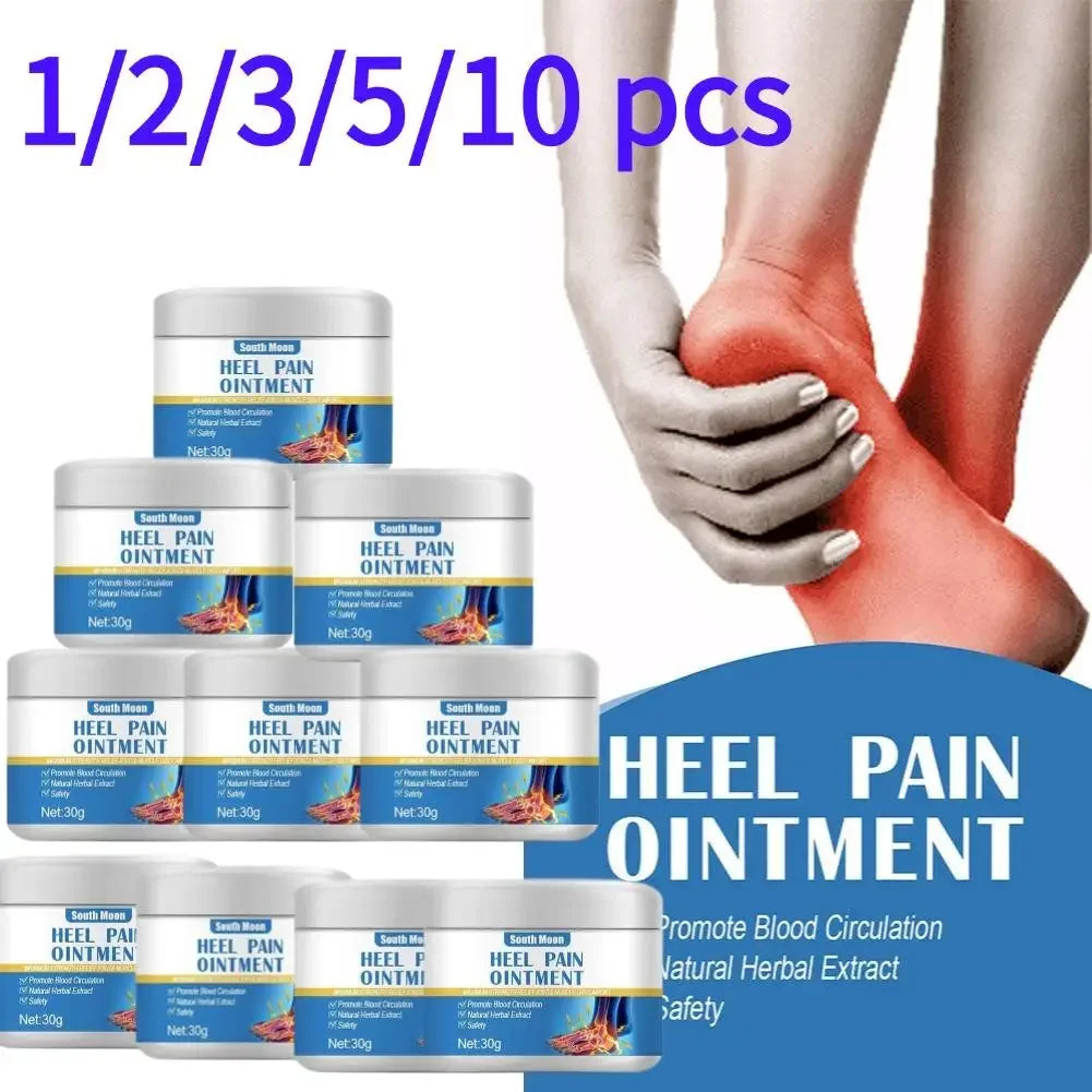 10/5/3/2/1pcs Heel Pain Ointment Natural Herbal Therapy Relief Achilles Tendonitis Heel Pain Cream Ankle Sprain Bone Ache Cream
