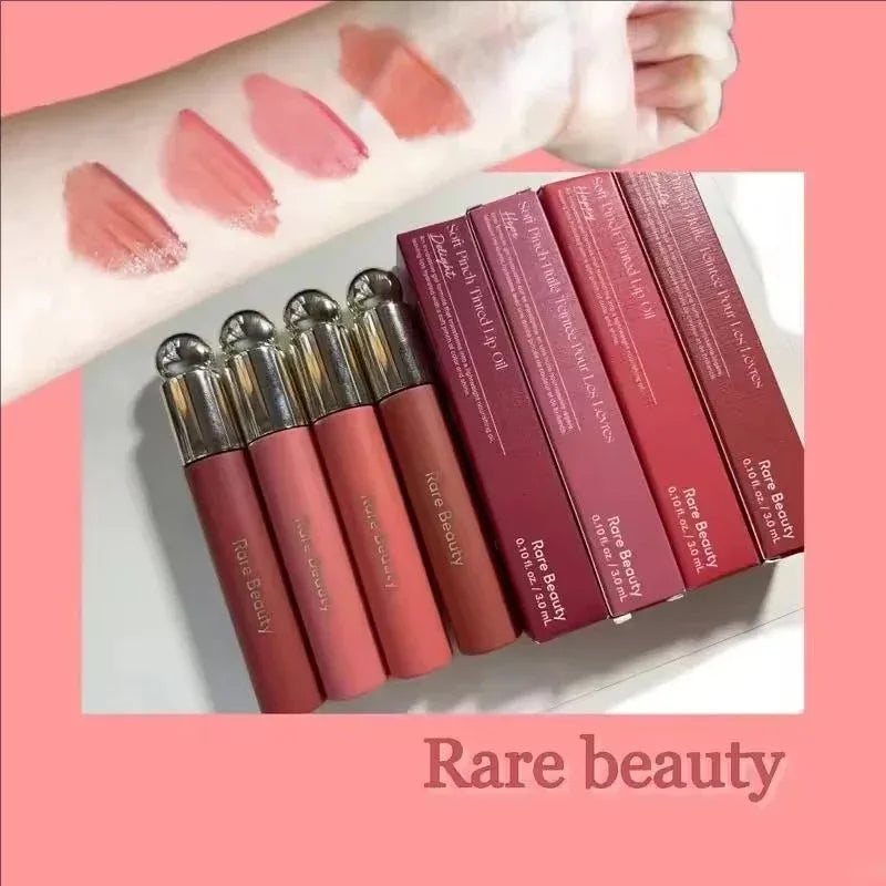 Rare Beauty Silky Velvet Lip Gloss Soft Pinch Tinted Lip Oil Long-lasting the Complexion Happy Hope Wonder With Box Makeup Lip
