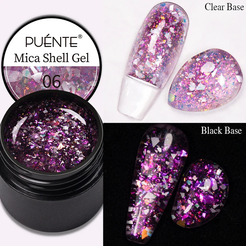 PUENTE 15ML Vitamin E Base Coat Gel Nail Polish For Soft Thin Breaking Nails Strengthen Soak Off UV Gel Varnish For Nail Care