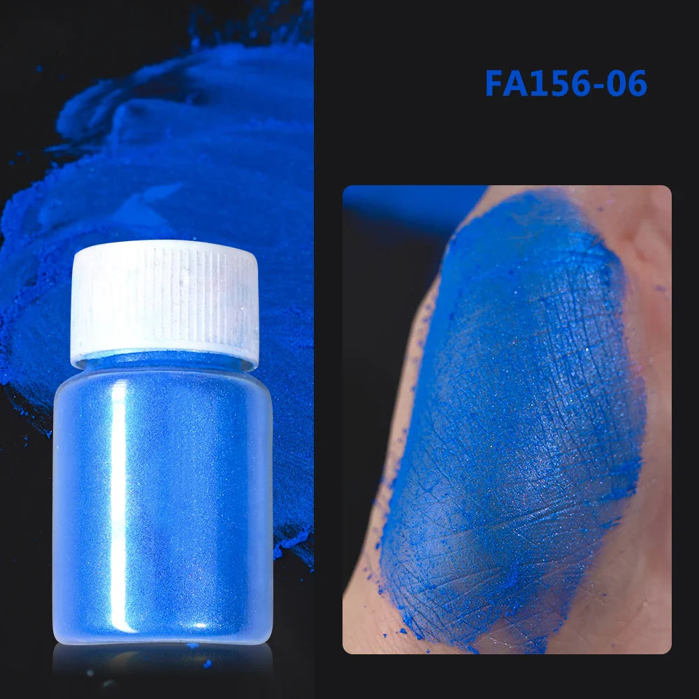 1Box Cherry Pink Chrome Pearl Nail Powder Gradient Mirror Effect Nail Art Glitter Auroras Rubbing Dust Nail Art Decoration 10g