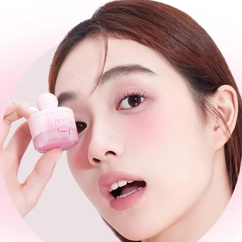 CHIO TURE Blush Makeup Blusher Cream Highlighter Contour Cute Long Lasting Vegan Makeup Korean