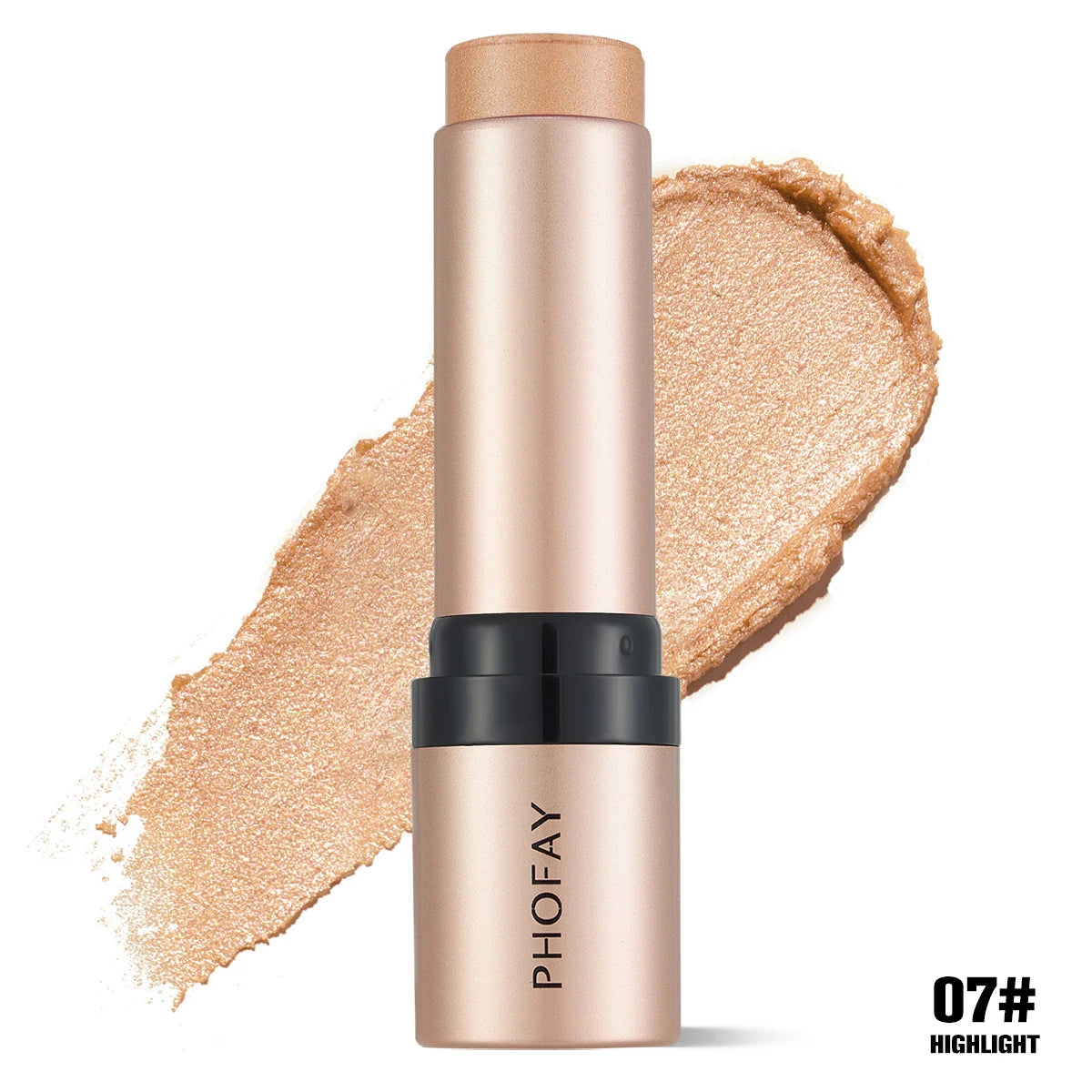 PHOFAY Contour Sticks, Highlighter Stick, Blush Stick, 3-Piece Cream Contour Set Including Contour Brush, Creates Facial Contour
