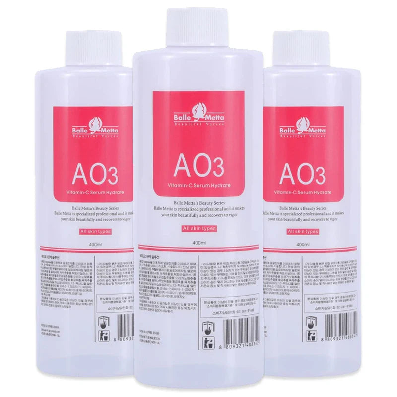 3pcs/Lot 1200ML Hydra Liquid Face Serum Facial Aqua Peel Solution AS1 SA2 AO3 For Beauty Machine SkinCare Deep Cleaning