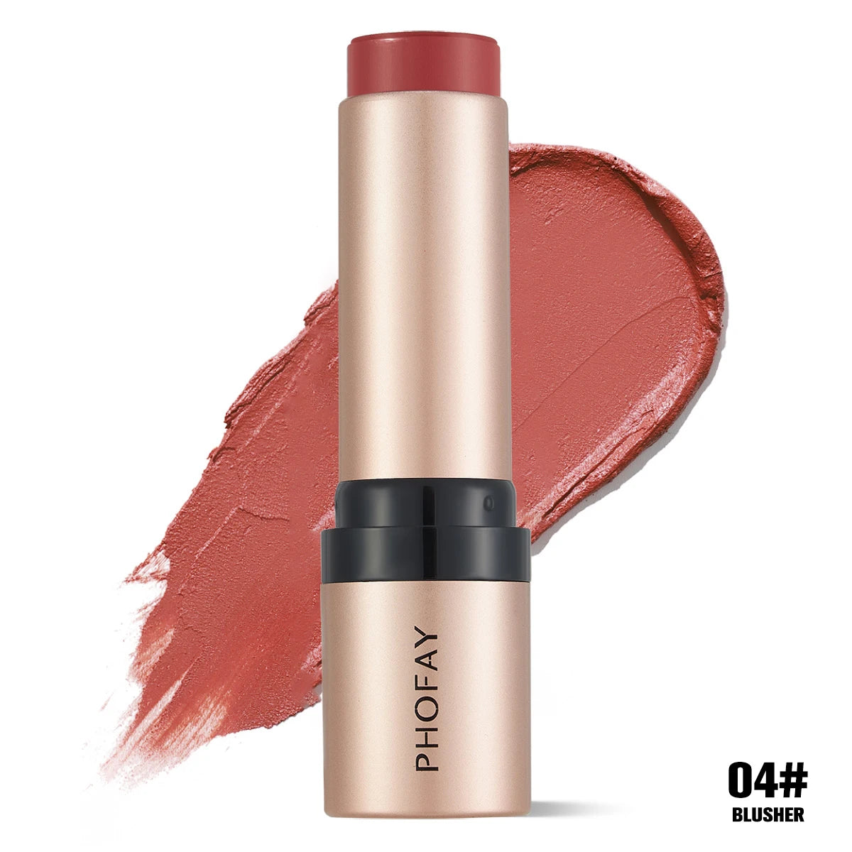 PHOFAY Contour Sticks, Highlighter Stick, Blush Stick, 3-Piece Cream Contour Set Including Contour Brush, Creates Facial Contour