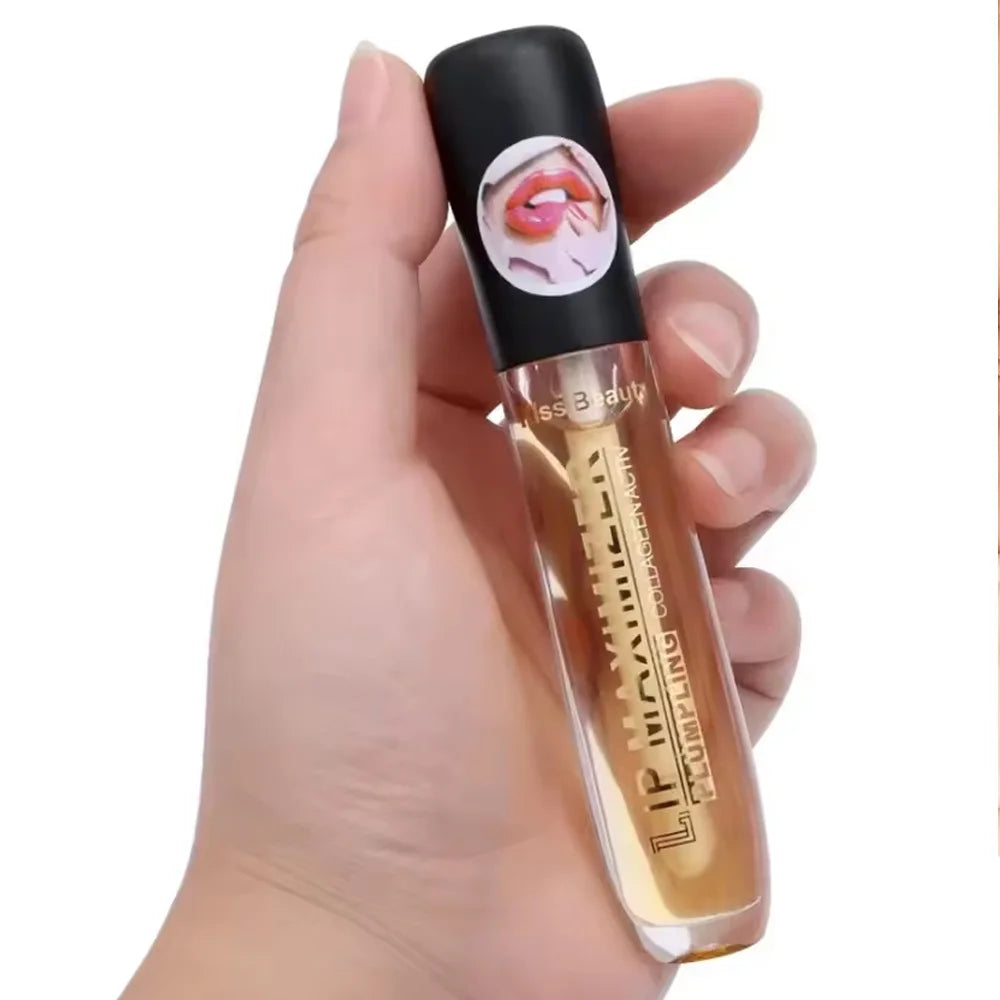 Fast Volumising Lip Plumper Serum Sexy Lip Oil Gloss Increase Lip Elasticity Reduce Fine Lines Brighten Moisturizing Lip Care