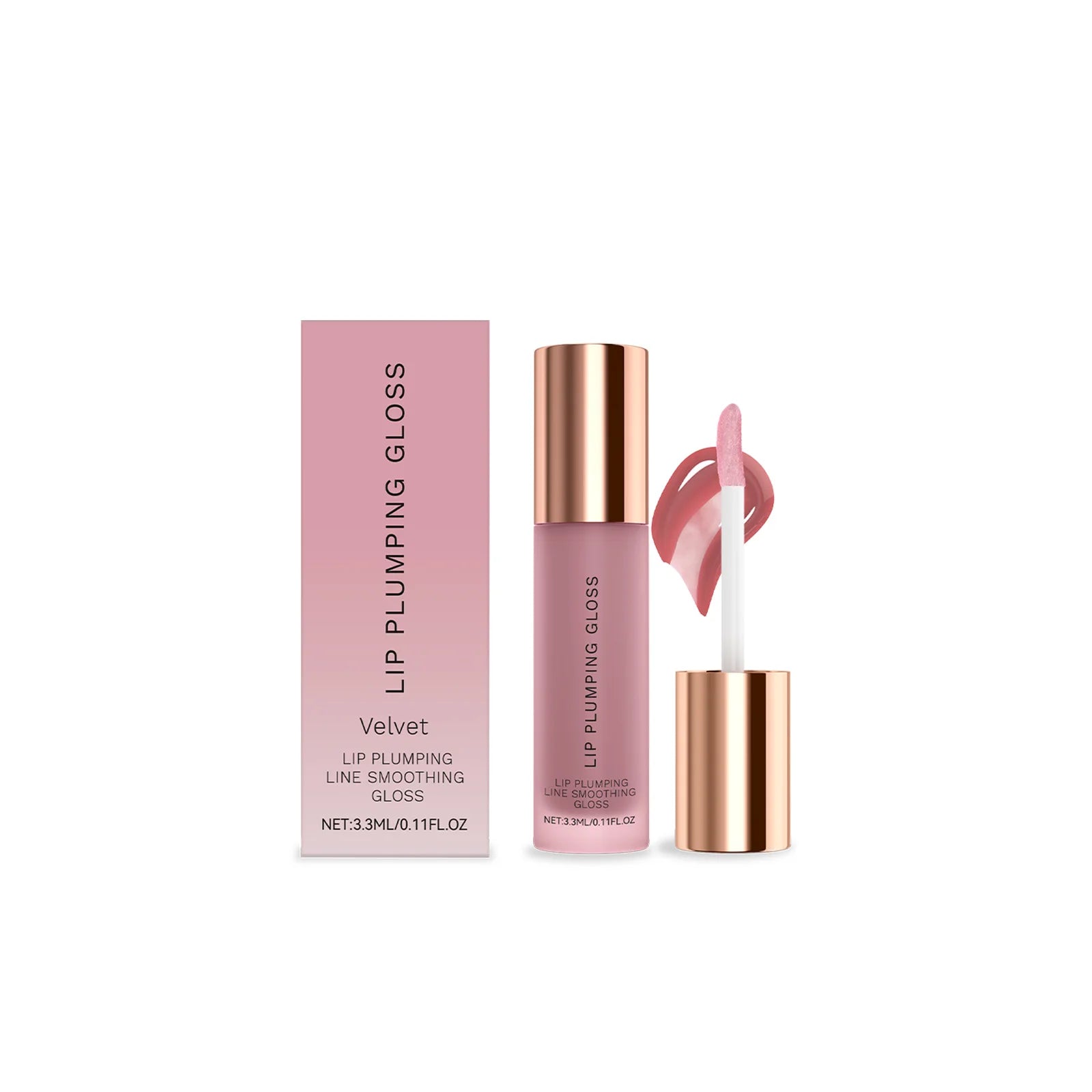 Hydrating High Shine Plumping Lip Gloss - Crystal Oil Clear Moisturizing Non-Sticky Liquid Lipstick for Long-Lasting Lip Care