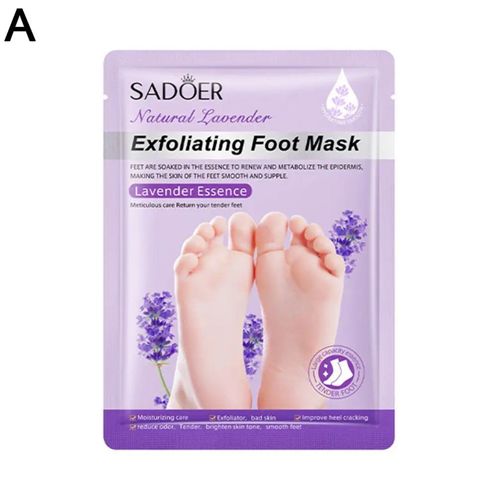 1 Pair Exfoliating Feet Mask Exfoliating Foot Peel Mask Socks Pedicure Peeling Dead Skin Remover Feet Mask Peel Moisturizing