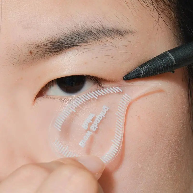 New Tear Drop Arch Brow Mapping Tool 1 Minute Brow Shaping Ruler Template Stencils Fast Drawing PMU Eyebrow Hair Stroke Eyeliner