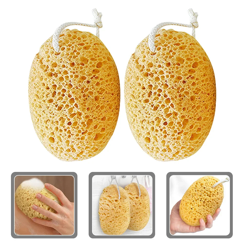 1PCS ponge Body Shower Bath Sponges Foam Loofah Scrubber Exfoliating African Net Scrubbing Wash Women Pouf Brush Puff Soothing